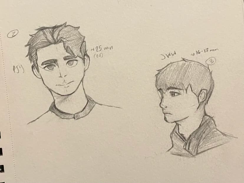 old drawings from highschool